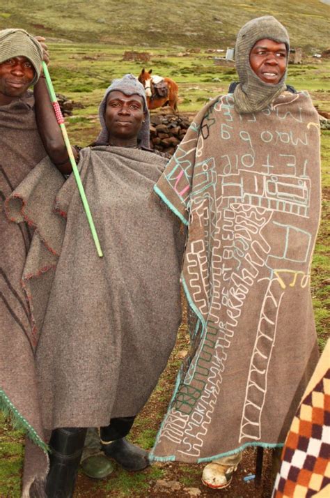 traditional basotho blanket.